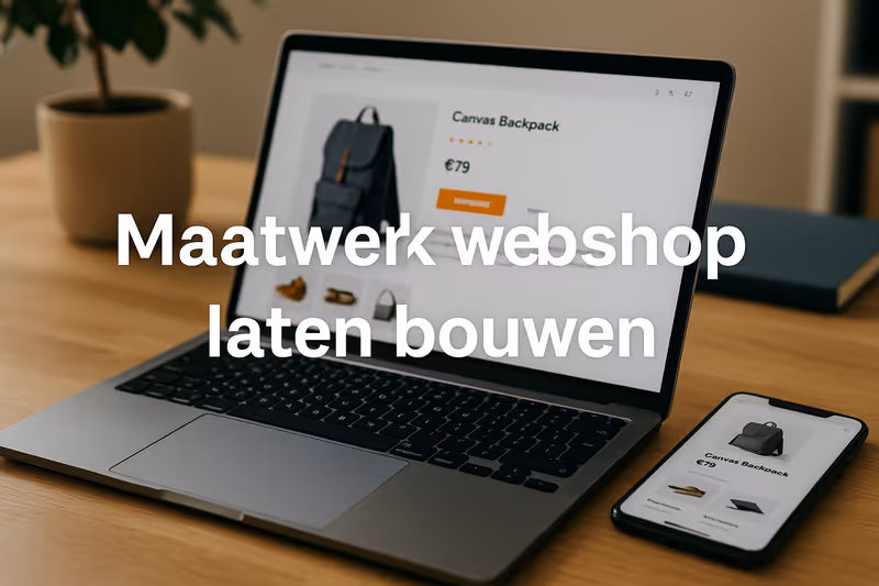 Voorbeeld van een maatwerk webshop met unieke functies
